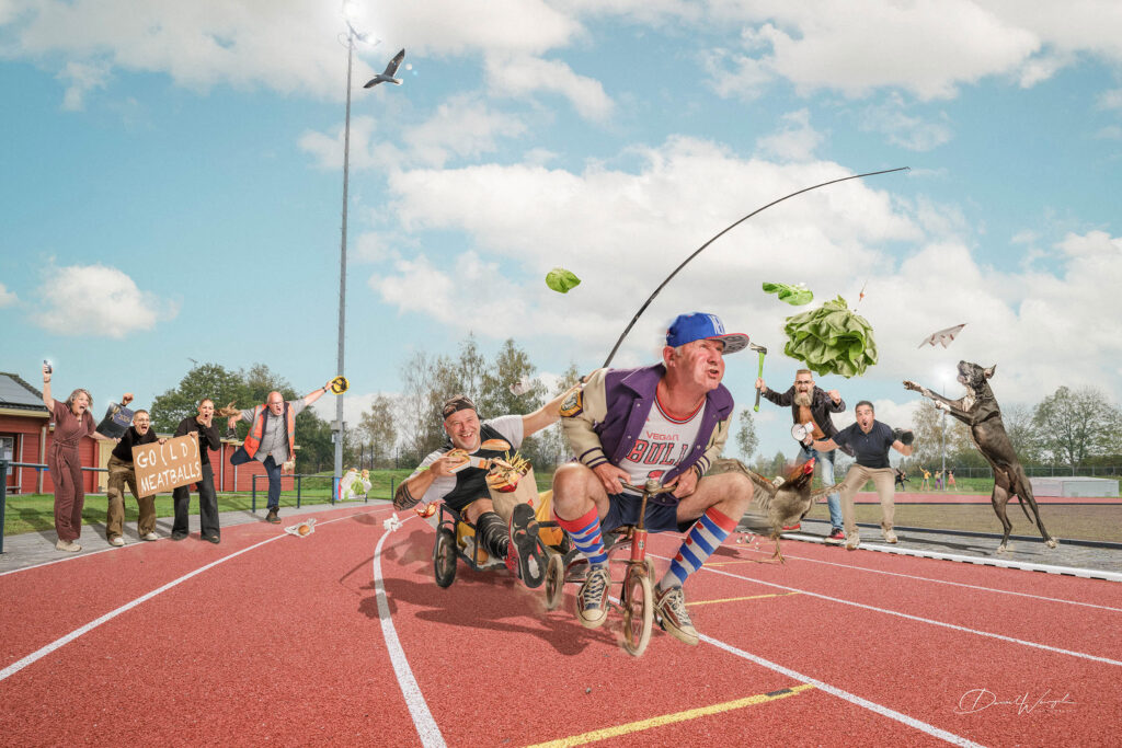 Gekkigheid op de atletiekbaan